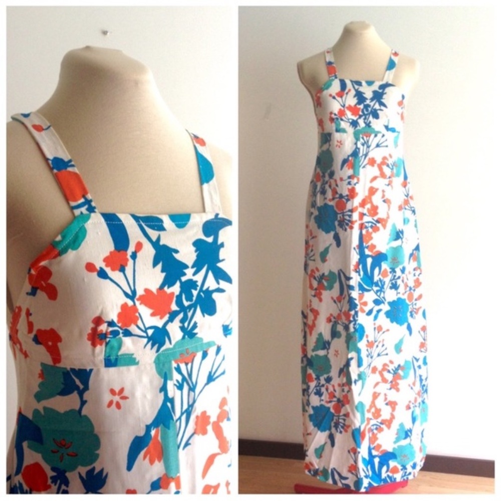 Vintage Miss Dior Floral Maxi Dress